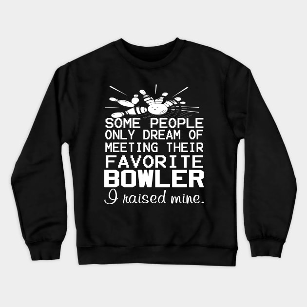 Father (2) Bowling Mom Crewneck Sweatshirt by PhanNgoc